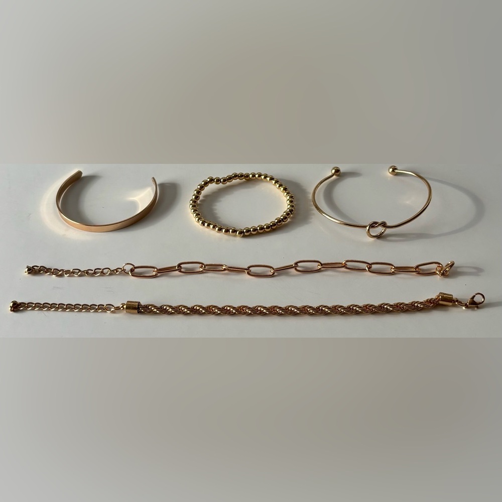 3/$30 | Build Your Own Jewelry Set | Gold Silver Bracelets Necklaces Rings - Picture 2 of 2